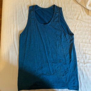 Blue lulu lemon workout tank M